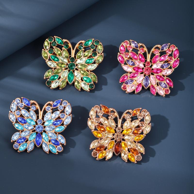Butterfly Brooch Pin Luxury Women Party Accessories for Wedding Attire Elegant Jewelry Holiday Gift