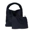 Borsa tote grande capienza per mamma e bambino intrecciata a mano - Borsa morbida e alla moda per le mamme