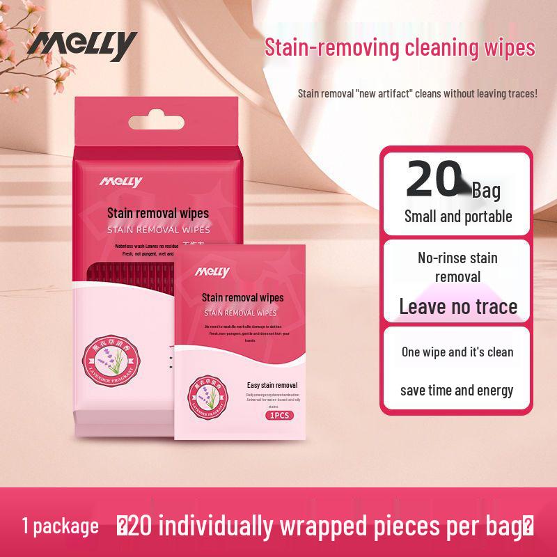 Portable No-Wash Stain-Removing Wipes for Cleaning Down Jackets - Powerful, Specialized, Dry and Wet Wipes