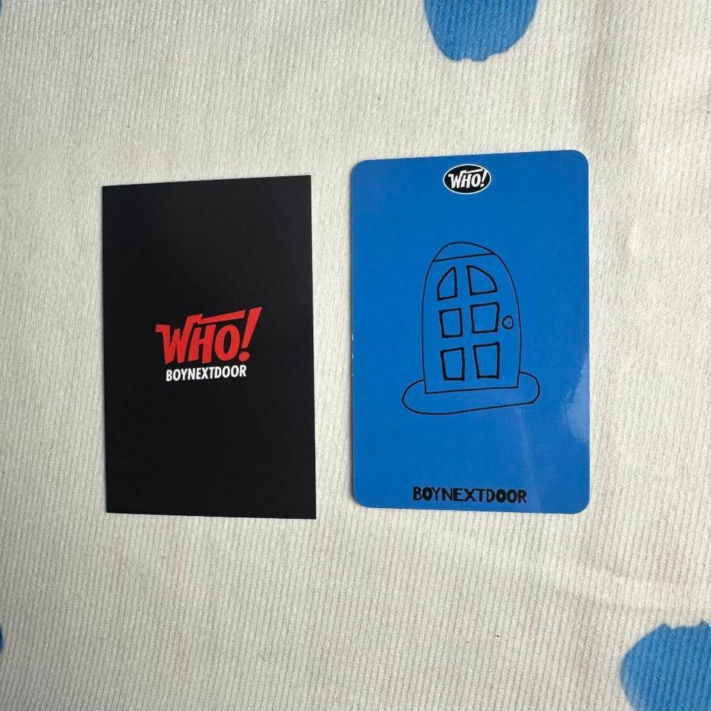 [USED] Liu Pre-recorded BOYNEXTDOOR WHO Bonecudo Trading Cards (2 Pieces)