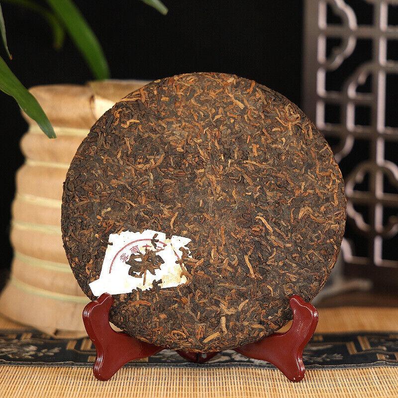 Ten Year Old Jinya Ripe Tea Pu'er Tea Ripe Tea Cake Menghai Bulang Mountain 357g