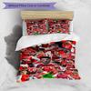 3pcs Duvet Cover Set (1*Duvet Cover + 2*Pillowcase, Without Core),football team.C Print Bedding Set, Bedroom Decor, All‑Season, Birthday Gift
