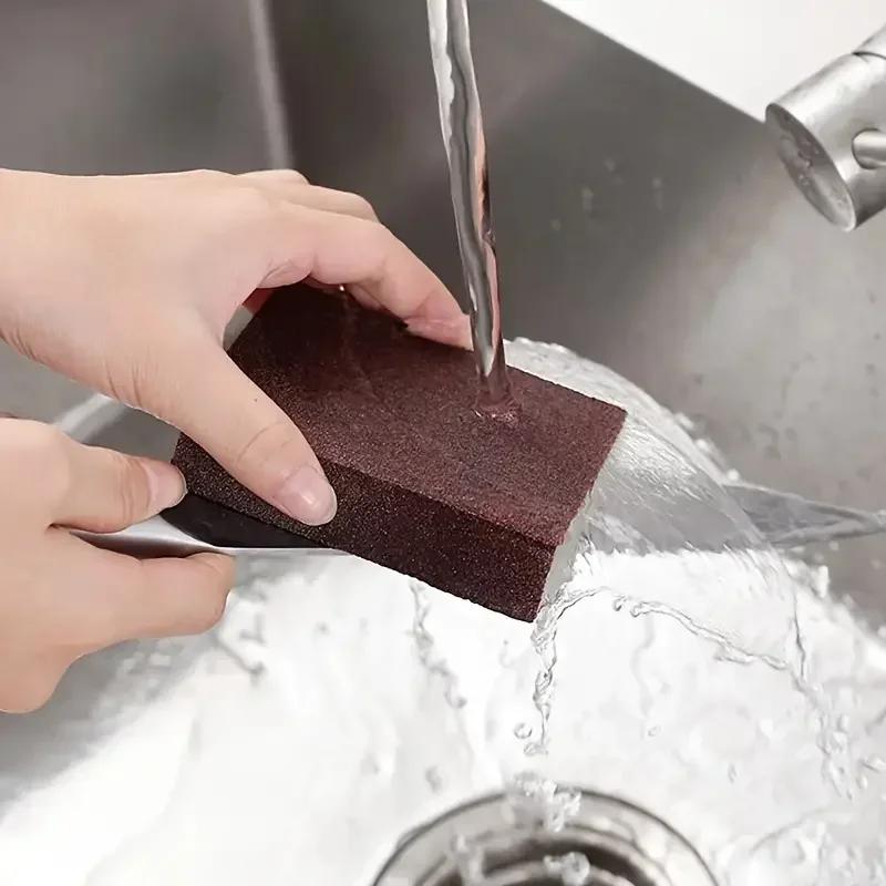 50pcs Spongen Nano Eraser Rust Remover Brush Dish Pot Cleaning Emery Descaling Clean Rub Pots Kitchen Tools Gadgets Accessories