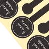 100Pcs Adhesive Long Style Handmade Cake Packaging Sealing Label Kraft Sticker