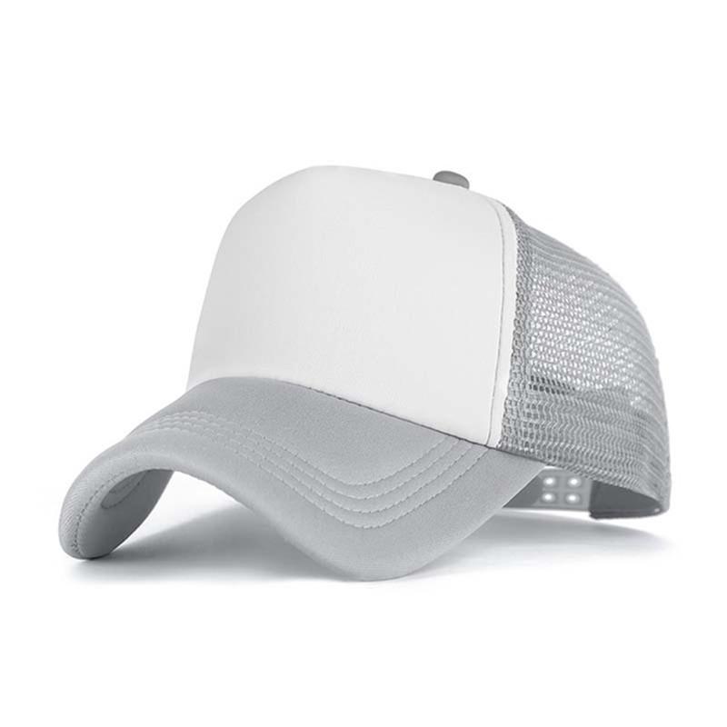 Men's and women's color matching grid baseball caps, European and American simple light board sun hats, neutral wide-brimmed hats.