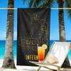 Counter Strike Print Beach Towel Design, Soft, Lightweight. for Home Bathroom, Spa, Pool, Yoga, Surfing, Camping, Gift for Family, Friend
