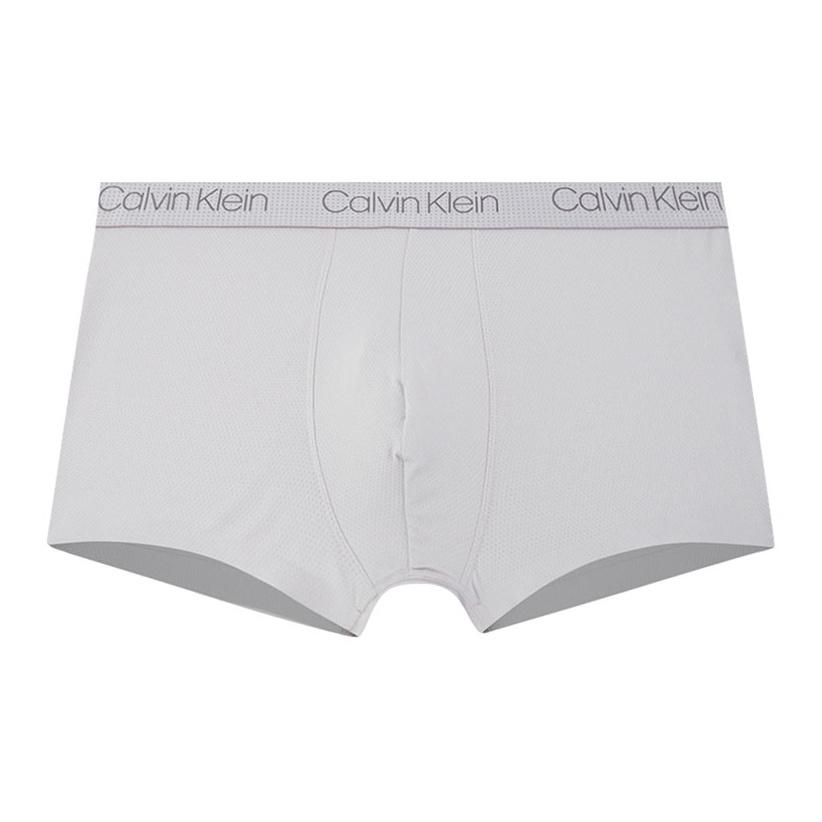 Calvin Klein Air Seamless Series Mesh Fitted Boxer Briefs Men underwear Gray White NB2753-PS6 S