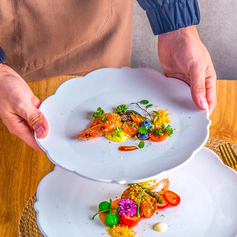 Ruhan INS Style Ceramic Dining Plate