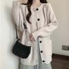 Navava Casual Simple Daily Long Sleeve Knit Cardigan Nk2488