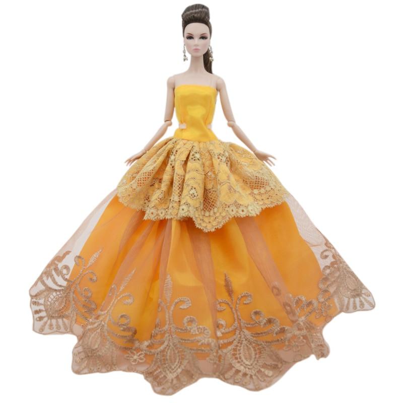American Girl Doll Weißes Hochzeitskleid Für 11,5" Puppen – Passt Für Barbie, 1/6 Maßstab, Handgemacht Doll Gay