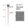 Cloud Porcelain Stippling Blush & Highlight Brush – Angled Round Head with Half-Fan Design