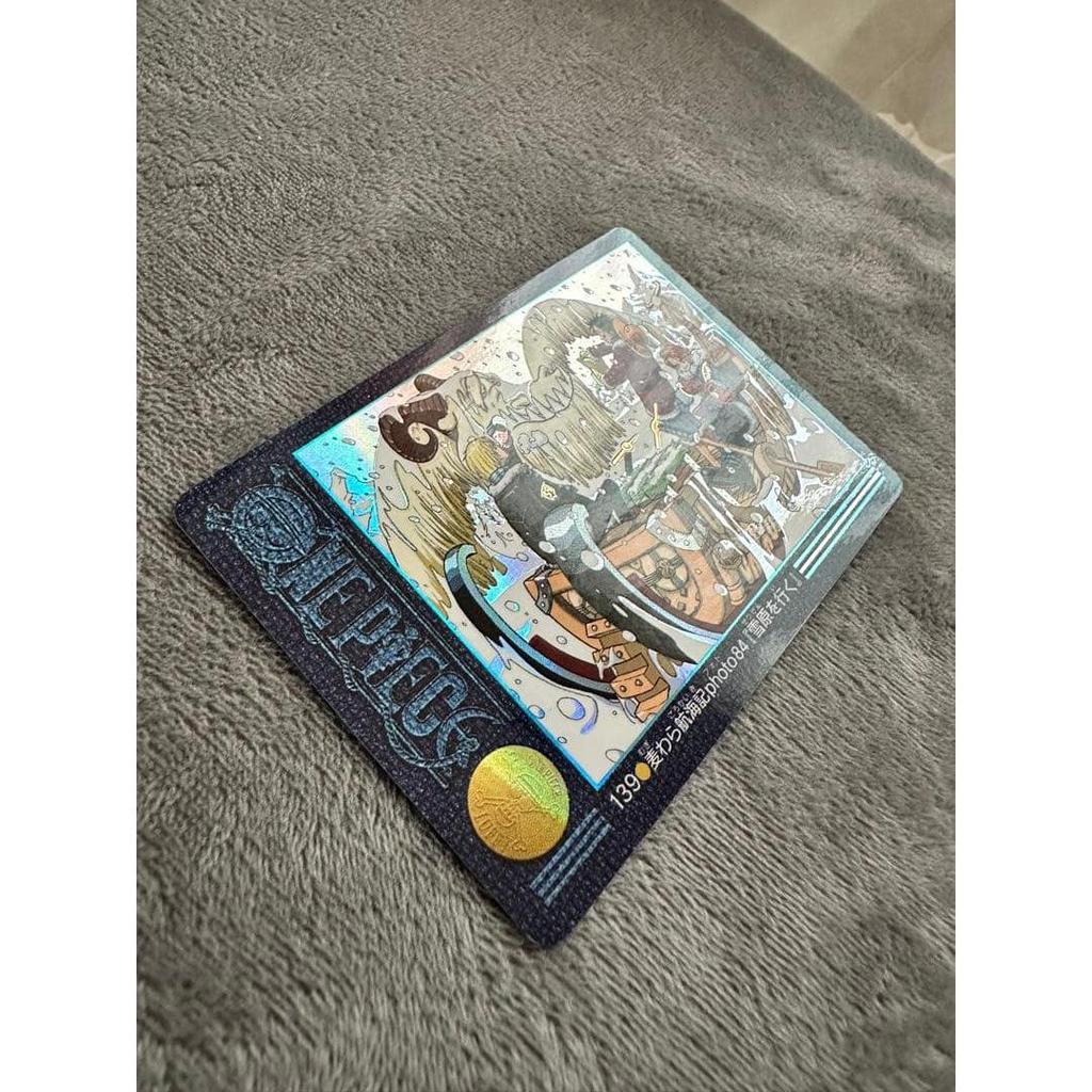 Used One Piece Carddass Visual Adventure 139 Going through the Snowfield