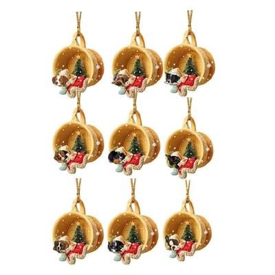 Birthday XmasKid Gift Lovely Christmas Tree Pendant CuteDog Animal Drop Ornament
