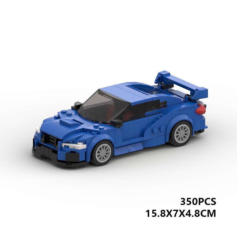 

Совместимые блоки MOC Спортивный автомобиль Subaru V2 - Креативная развивающая игрушка для детей.