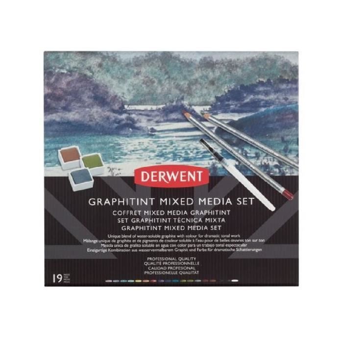 Coffret Graphitint Mixed Media de Derwent de Derwent