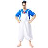 Halloween Cosplay Sailor Uniform Duck Costume Adult Mens Large Size Navy Disguise Short Sleeve Suspenders Cute Outfit Party Stage Event Performance