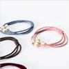 Girl Women Faux Pearl Hair Ring Knotted Rope Beaded Triad Hairband Jewelry Gift