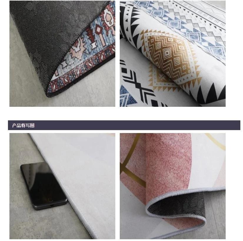 Modern Geometry Carpet In the Living Room Sofa for Luxury Bedroom Girl Bedside Decoration Home Accessories Large Rug Essentials