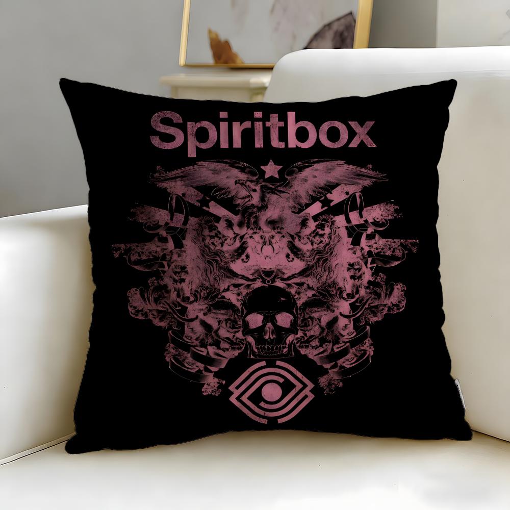 Beliebte Band Spiritbox Kissenbezug Weich Leicht zu waschen Kissenhülle Vielseitig für Sofa Bett Reise und Büro
