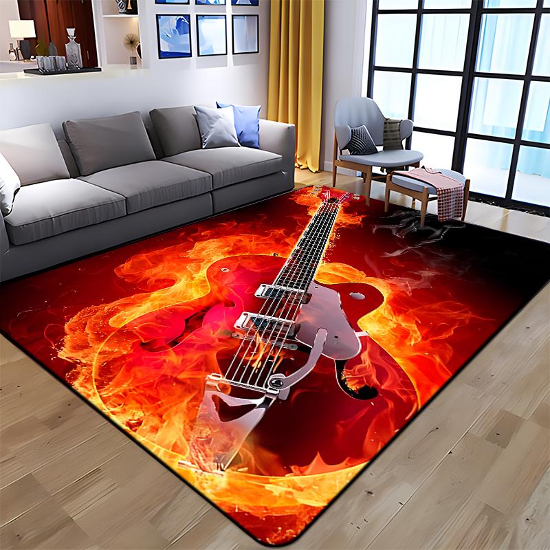 

Музика Гітара Фортепіано Надрукована кімната Спальня Килимок Килимки та килими для дому Вітальня Кабінет Великі килимові килими для спальні 40x60cm(15x23 in)