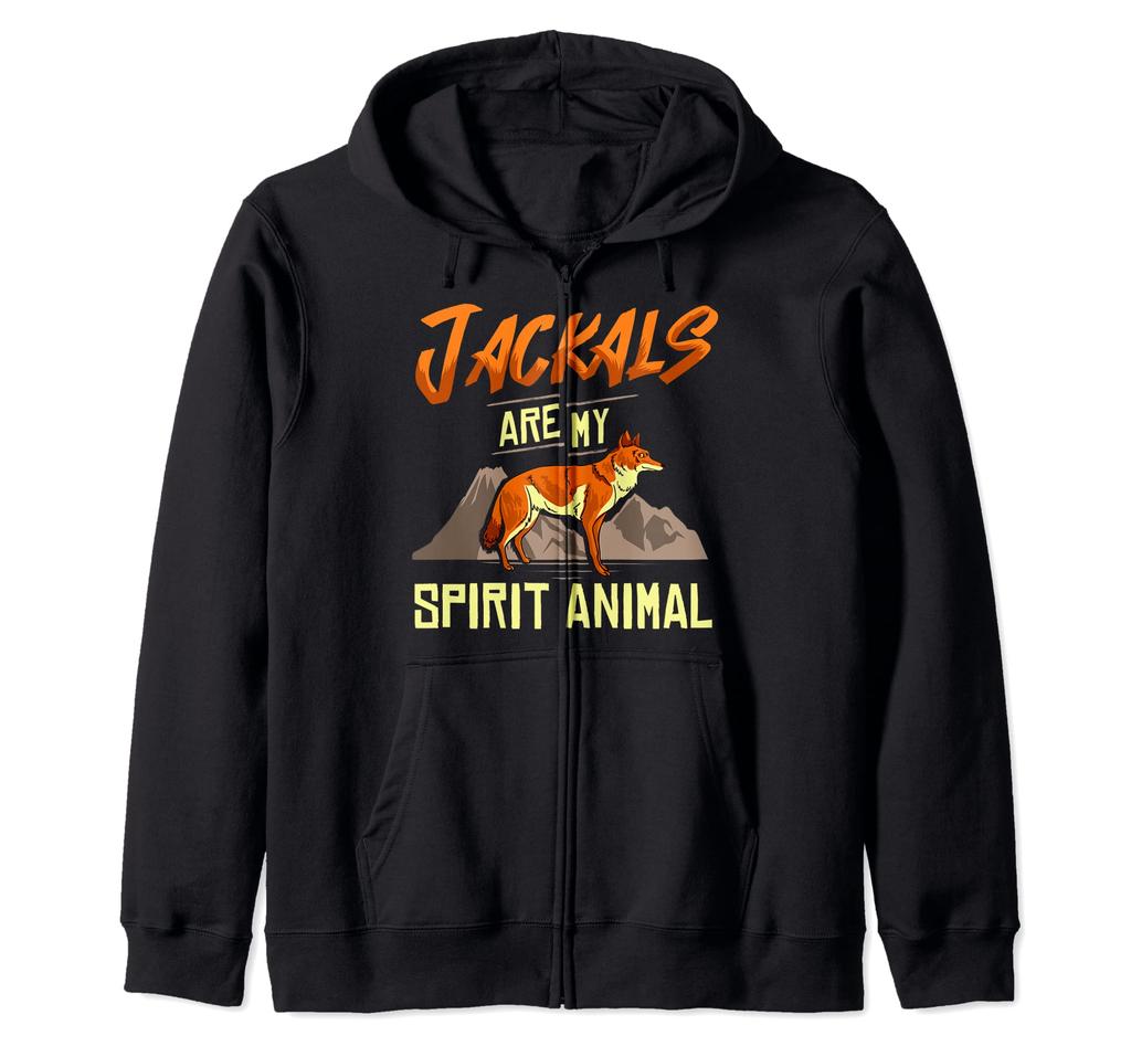 Jackal Animal Coyote Africa Zip Hoodie
