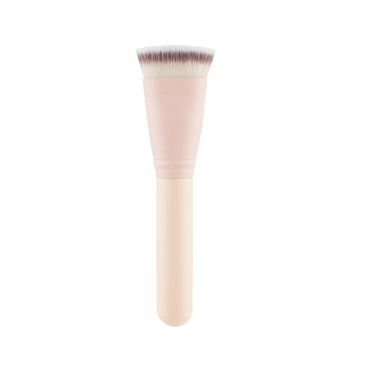 New single high-quality skin tone flat head foundation brush dense bristles soft non-marking makeup brush