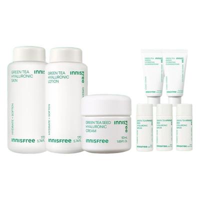 Green Tea Seed Hyaluronic Skincare 3 Set Deep Hydration Moisture Balancing Trio