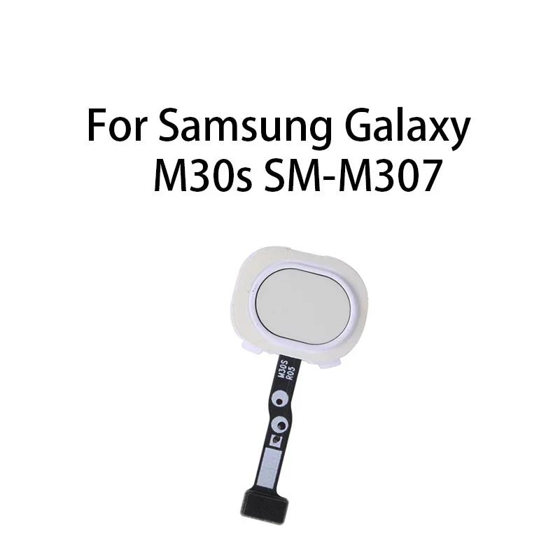 fingerprint sensor flex cable for Samsung Galaxy m30s SM-M307 home button replace белый