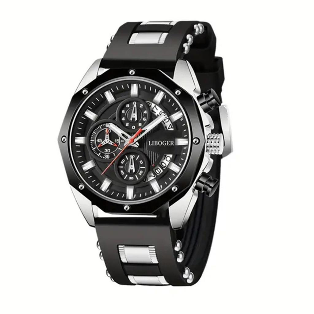 New Watch Men Luxury Brand Big Dial Watches Men Waterproof Quartz Wristwatch Sports Chronograph Watch