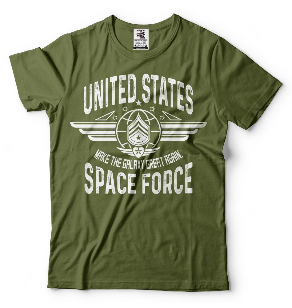 United States Space Force Shirt Make the Galaxy Great again Donald Trump Shirt 4XL