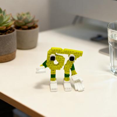 3D Printed 67 Figurine Six Seven Collectible Figure Cartoon Number Home Office Desktop Decoration Ornament Fans Gift