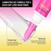 Super Lift Brow Crazy Lifed Brows Colla Gel per Laminazione Sopracciglia Tenuta Forte a Lunga Durata & Pettine Styling Integrato Cosmetici Trasparenti per Sopracciglia