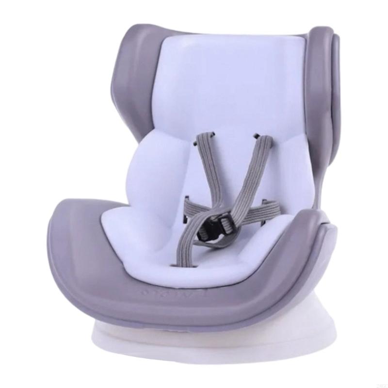 28GC Soft Cushioned Automotive Vent Clip Holder For 4-6.7Inch Plush Toy Stable Display Platform With Adjustable Strap