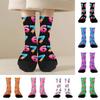 Cotton 67 Meme Crew Long Socks Warm Creativity Stockings 67 Meme Ice Cream Socks For Men Women