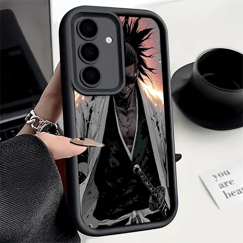 Phone Case for Samsung Galaxy A17 A16 A15 A14 A13 Bleach Zaraki Kenpachi A56 A36 A26 A55 A35 A25 A54 A34 A24 A53 A33 A23 A07 A06