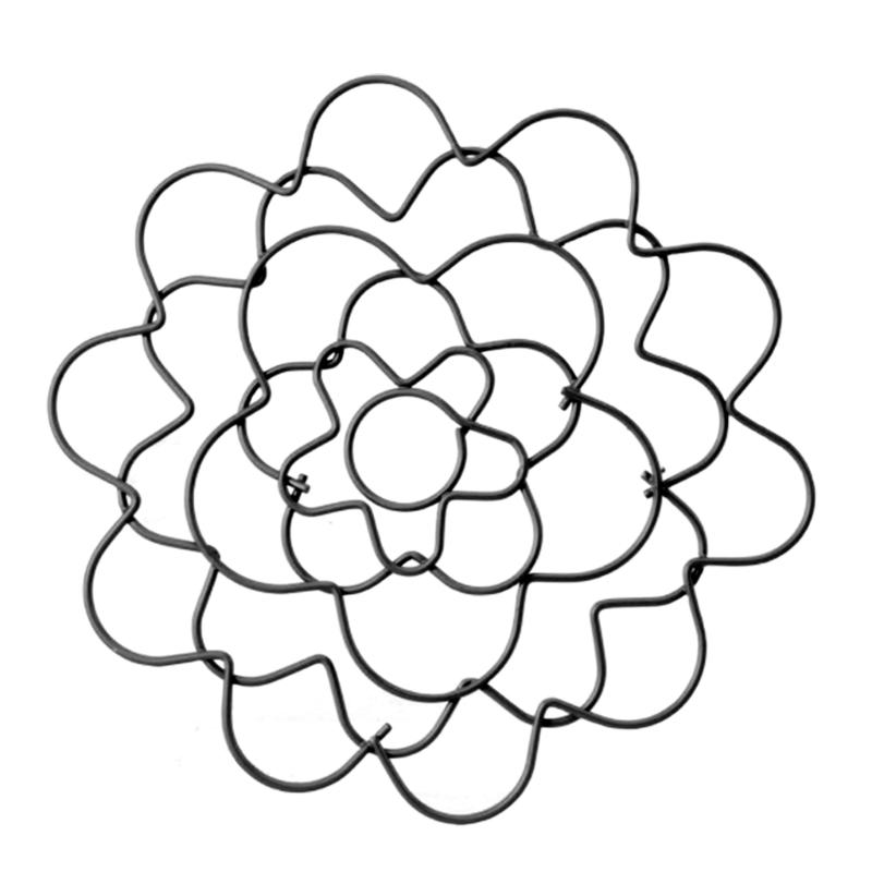 

Цветок для вазы Многоразовый держатель для цветочной композиции Железные лягушки для стеблей цветов Букеты Фиксация растений