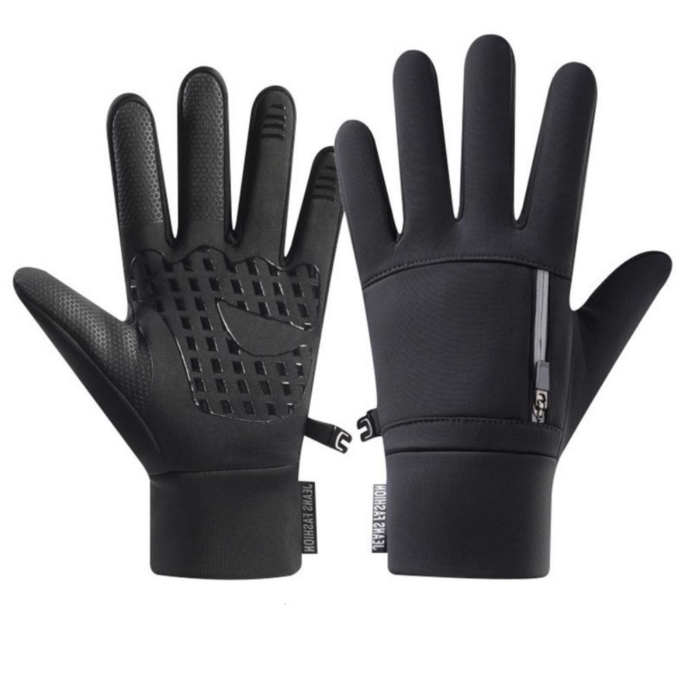 Cycling Gloves Adjustable Convertible Gloves Waterproof Gloves Non-Slip For Daily Use Outdoor Activities Cold Weather