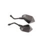 Pair of Motorcycle Modification   Rearview Wing Mirror Motorbike Accessory Black