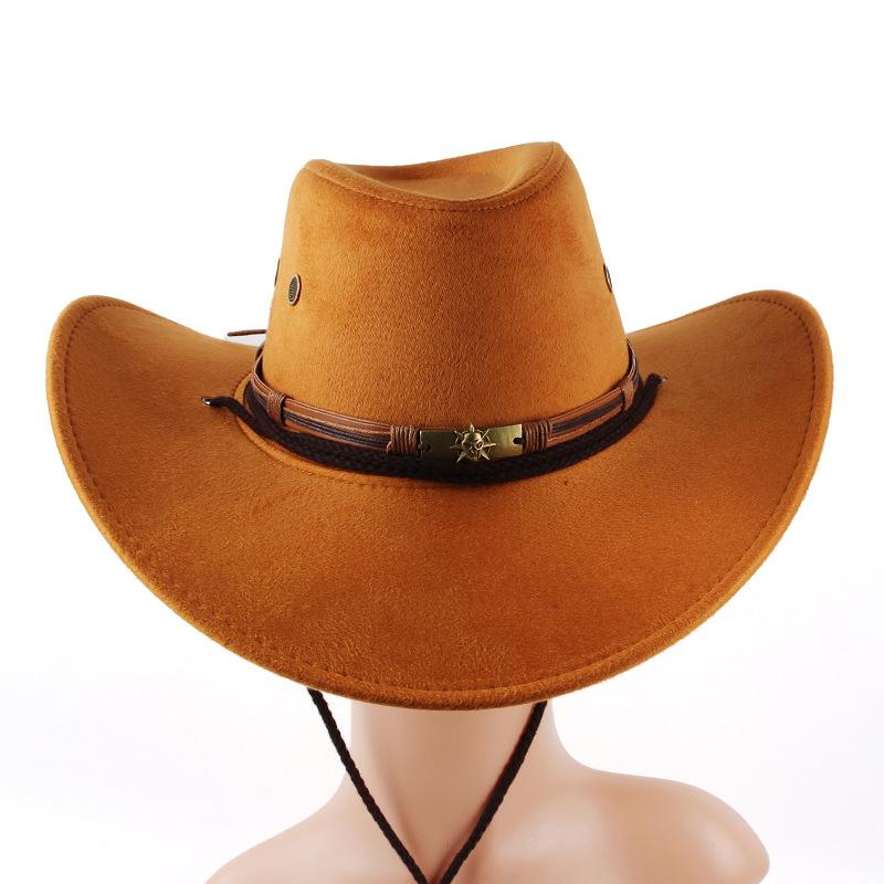 Direct Supply of Retro Literary and Artistic Style, European, American and Western Cowboy Hats, Imitation Suede Hats, Outdoor Casual Sun Hats