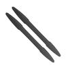 2pcs Car Front Bumper Protector Body Door Corner Strips Sticker Carbon Fiber Style Universal