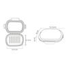 Travel Soap Dish Flip Top Soap Box Portable Soap Container  for Bathroom & Outdoor Use