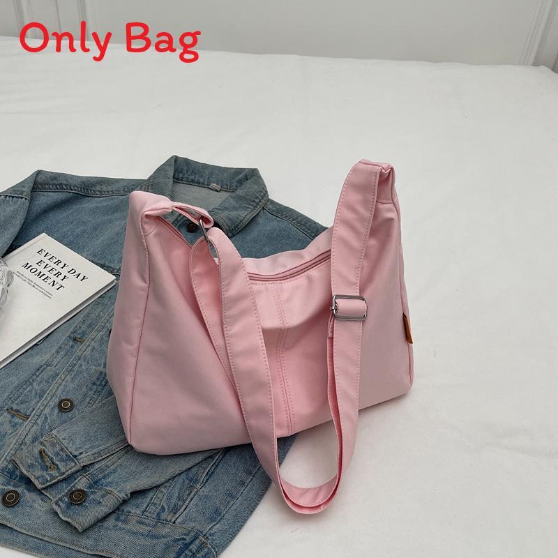 Oxford Cloth Saddle Bag For Women With Zipper Closure For Daily Use