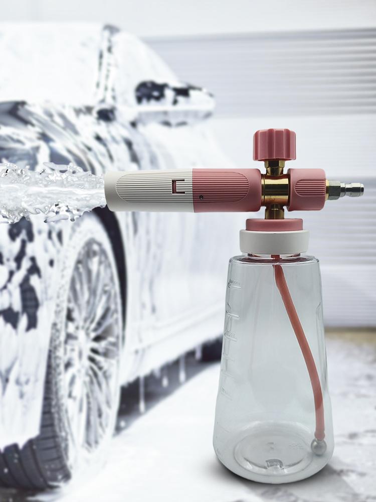 1L Car Foam Water Gun 1/4 Quick Connect Air Pressure Foam Sprayer Adjustable High Pressure Washer Gun for Car Washing