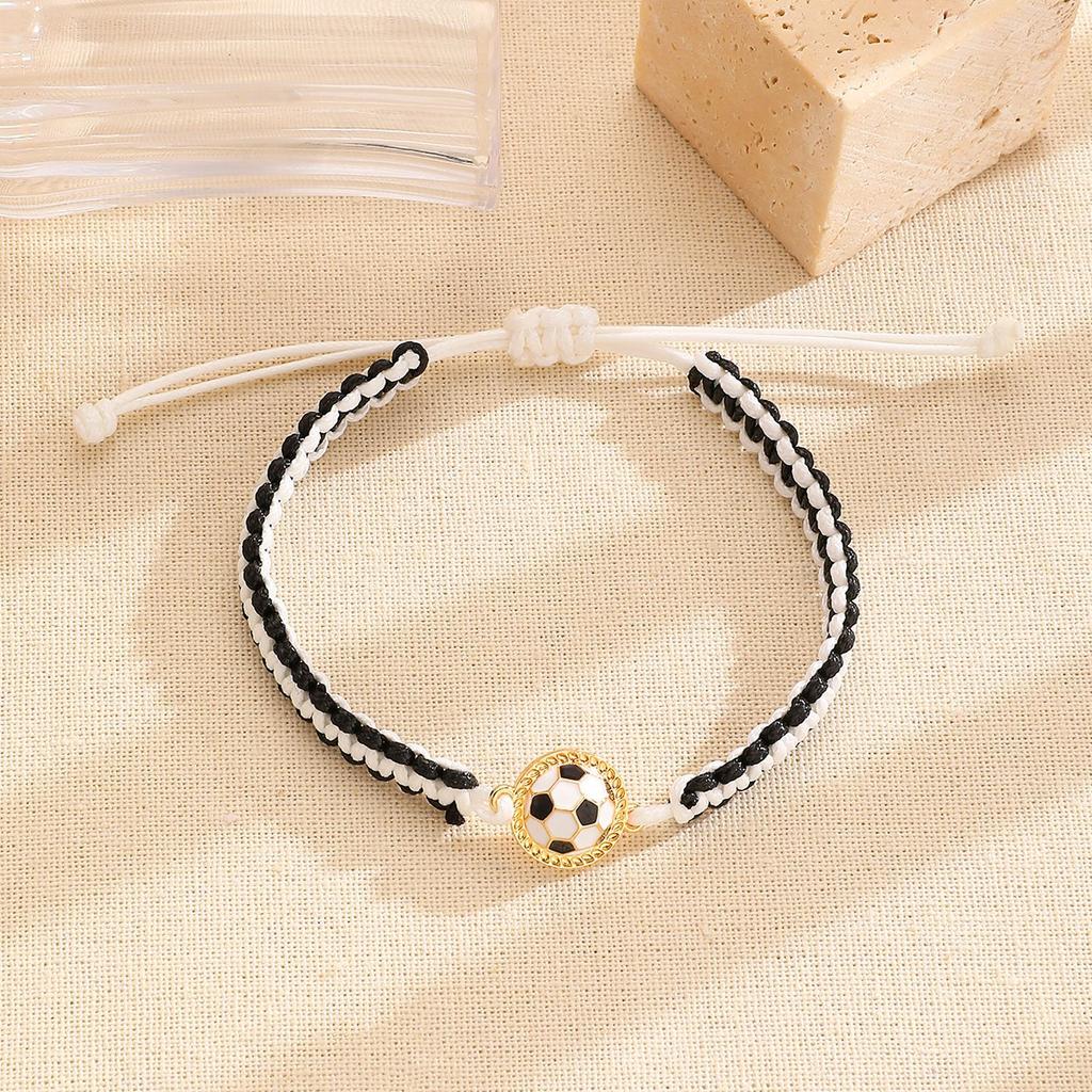Hand-woven Sports Bracelet Adjustable Nylon Cord Bracelet Sports and World Cup Bracelet