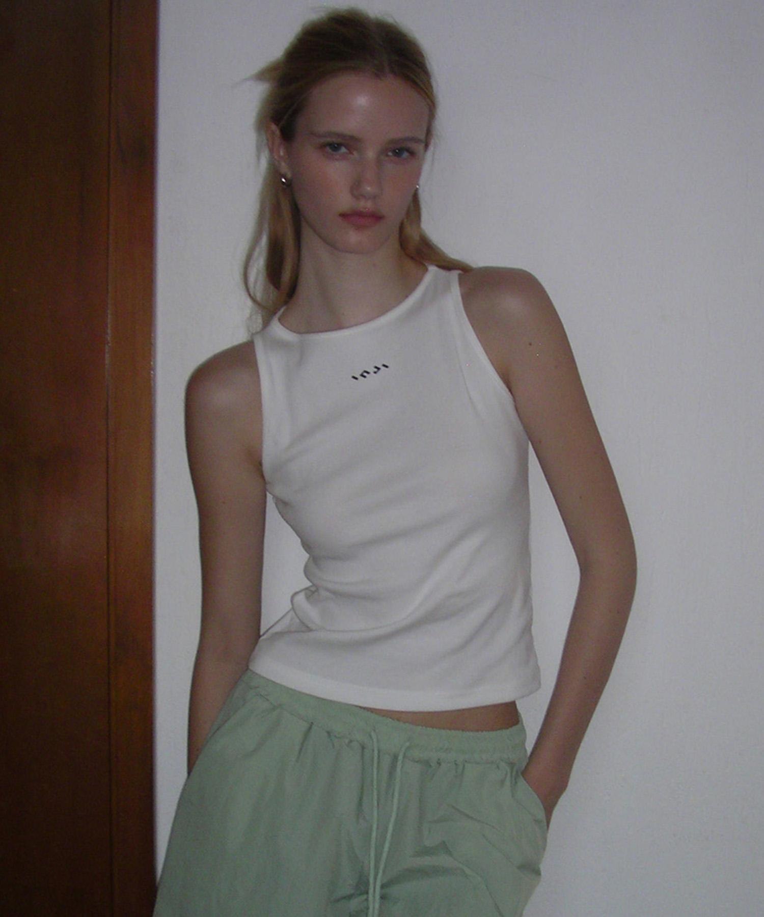 Ingi Active Boat Neck Sleeveless White White/One