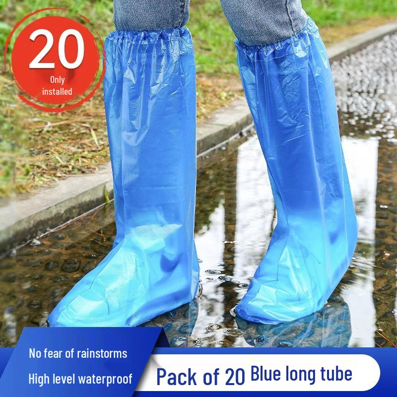 Waterproof Non-Slip Transparent Disposable Rain Boot Covers