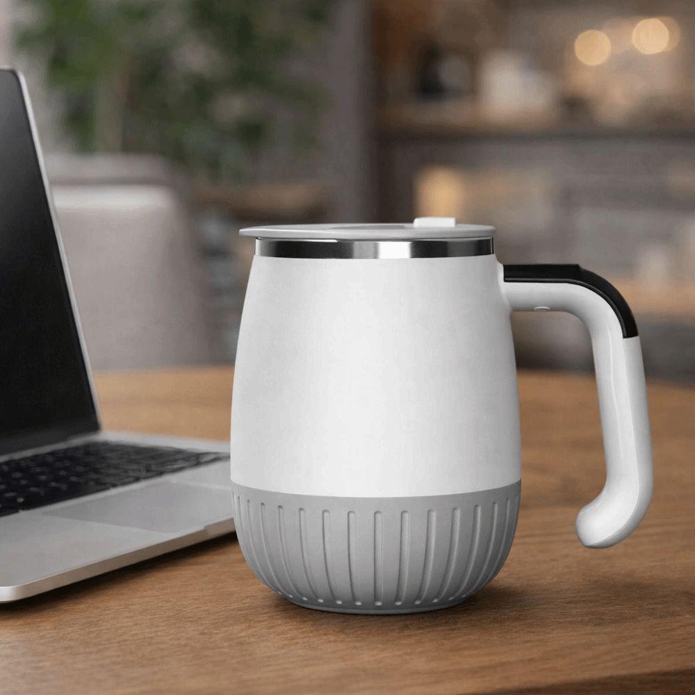Smart Automatic Stirring Cup Temperature Display 316 Stainless Steel Electric Mixing Mug USB Rechargeable Auto Stirring
