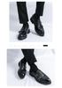 Men's Summer Slip-On Leather Loafers - Casual, Thick Sole, Height-Boosting Moccasins