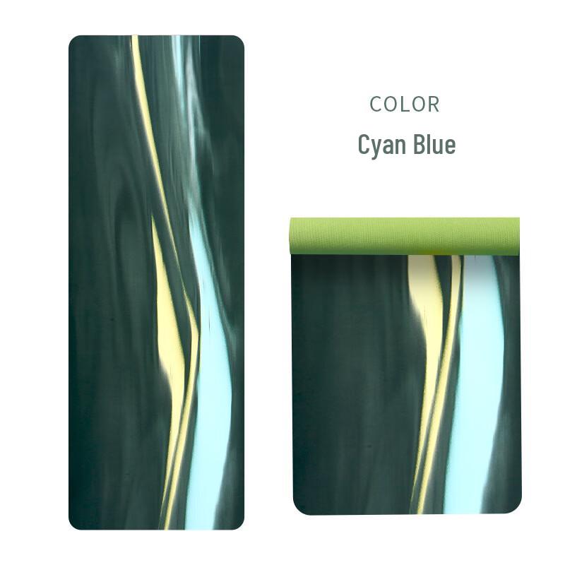 Flow Pattern Frosted Rubber Yoga Mat