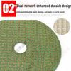125mm Angle Grinder Cutting Disc with 22 Holes - Double Mesh Metal & Stainless Steel Sanding Blade